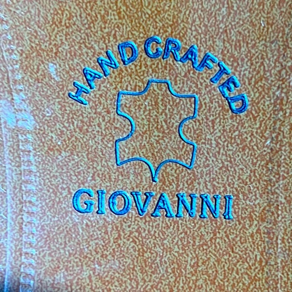 Giovanni 6484 Leather Wingtip Oxford Dress Shoes Black Tweed Men's Size 13 - Picture 14 of 14